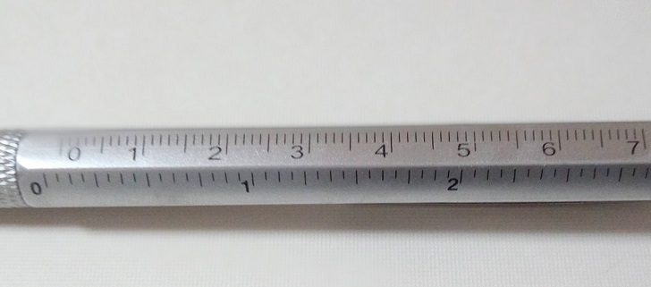 5wayマルチペン(キャンドゥ)のスケール部分