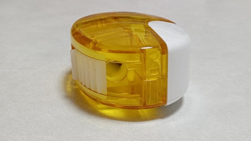 ダイソー けずりじょ～ずの鉛筆差し込み口